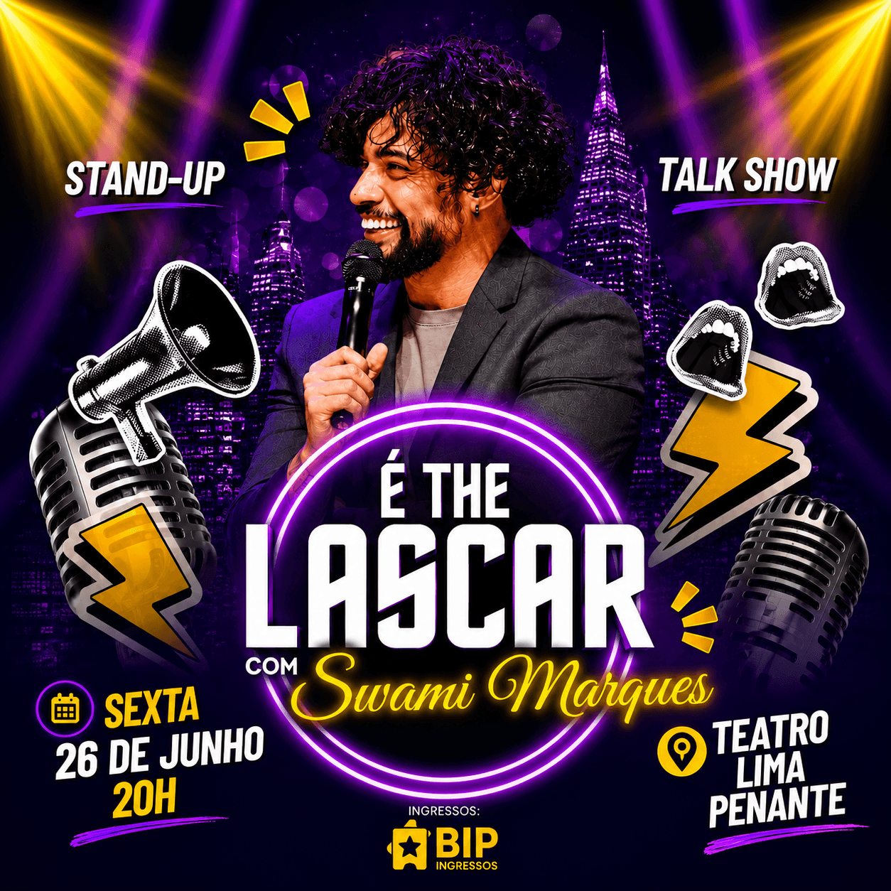 "É THE LASCAR" com Swami Marques